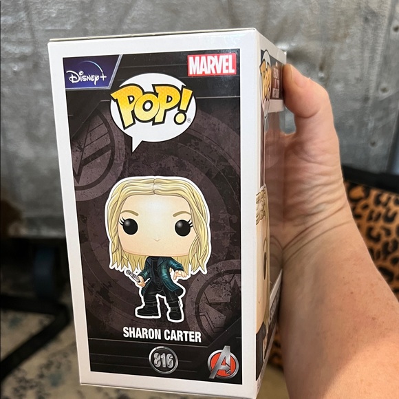 Funko Pop! Sharon Carter with Blonde Hair and Dark Outfit - Picture 3 of 6